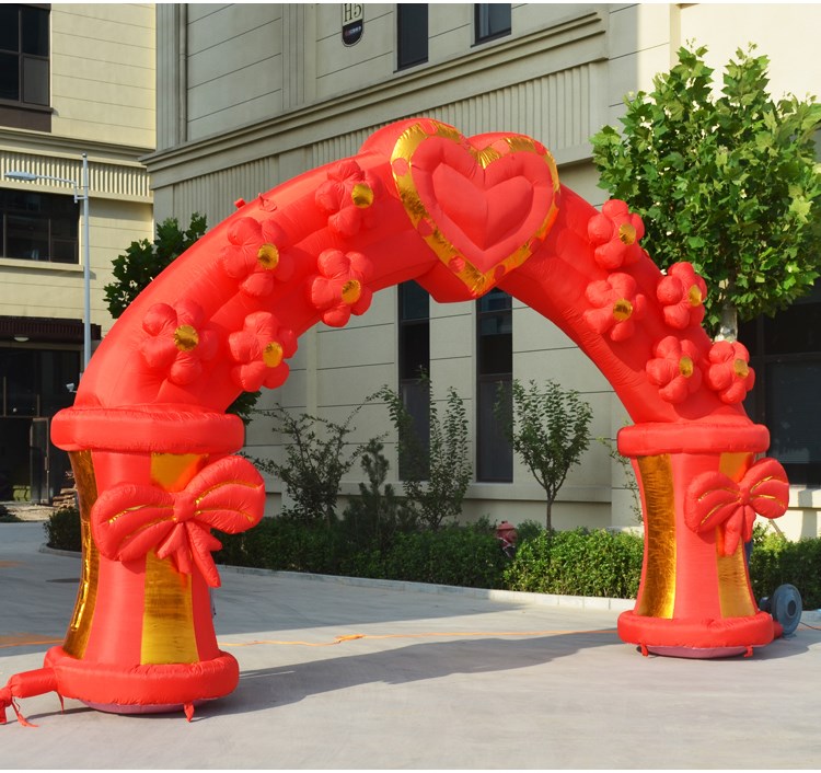 杭州婚庆红色拱门